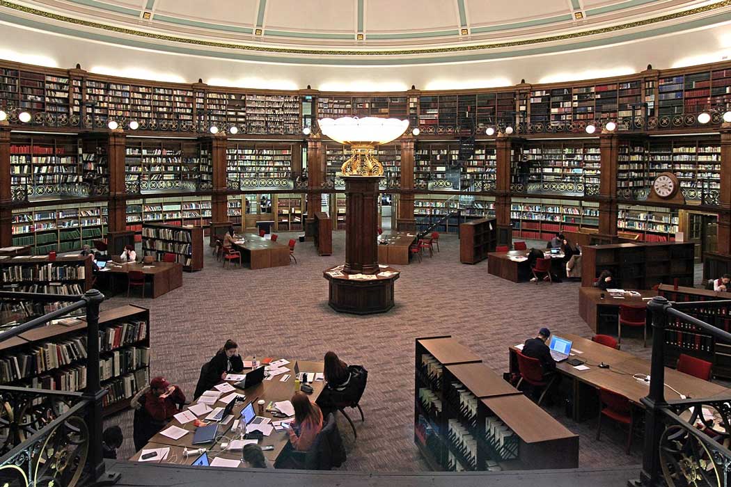 The Picton Reading Room opened in 1879 it was the first electrically lit library in the United Kingdom. (Photo: Rodhullandemu [CC BY-SA 4.0])