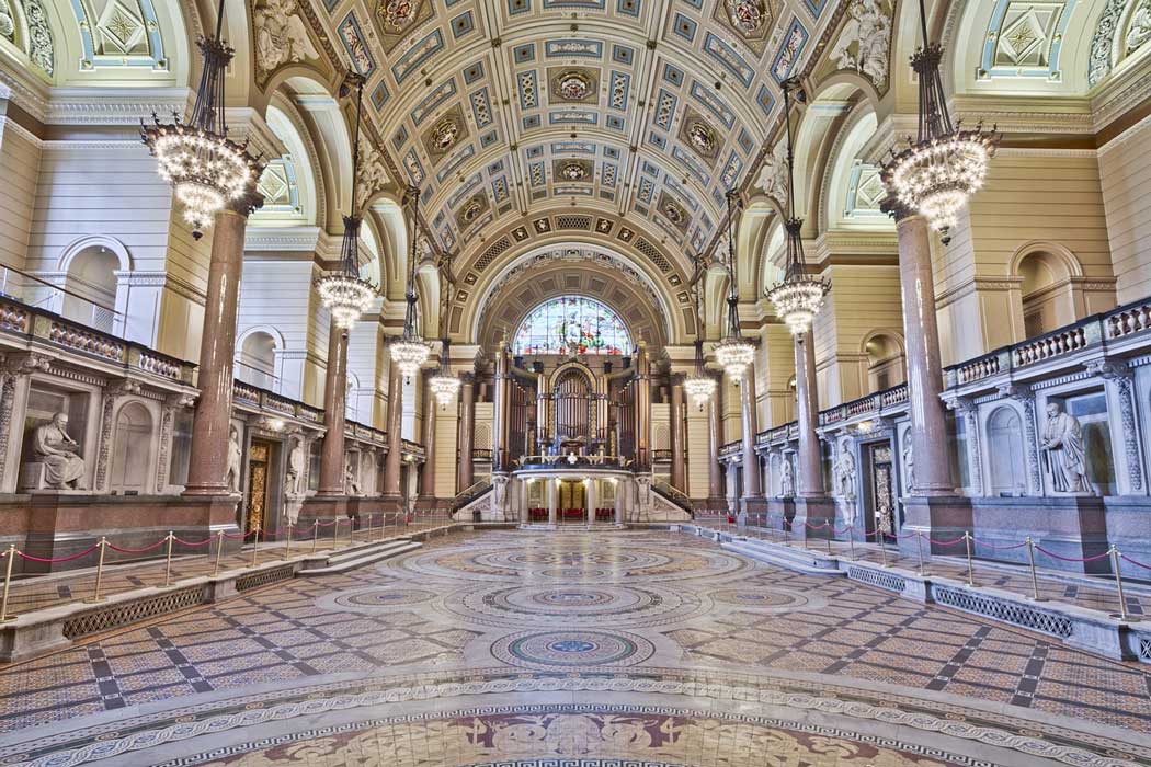 The interior of St George’s Hall in Liverpool (Photo: Michael Beckwith)