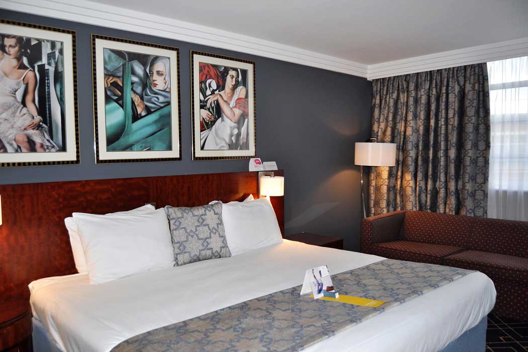 A guest room at the Crowne Plaza Liverpool John Lennon Airport. (Photo: IHG)