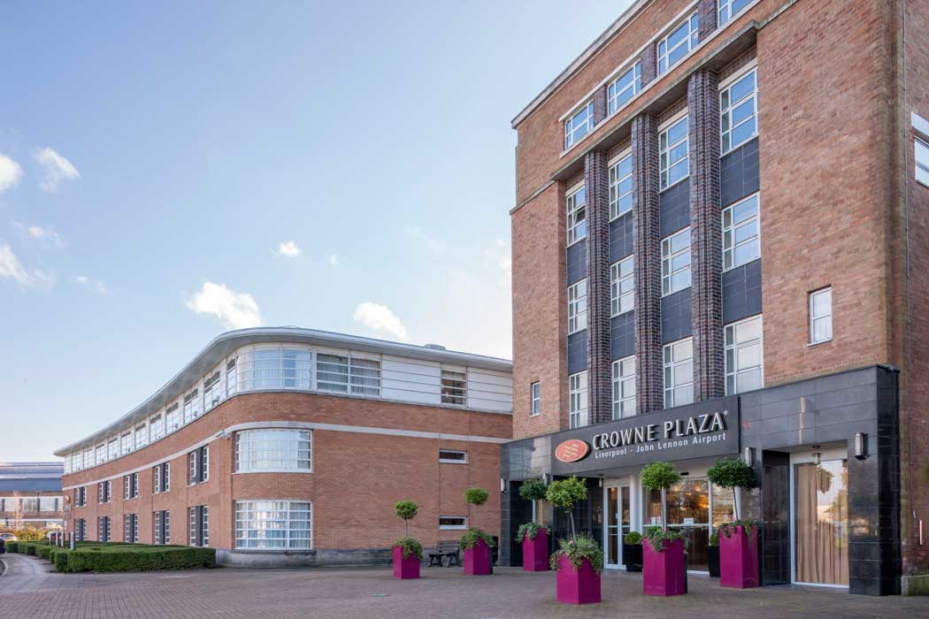 Despite being located inside the airport’s original terminal building, the Crowne Plaza Liverpool John Lennon Airport hotel is farther from the airport than you would expect and it is a 40-minute walk (or a six-minute bus ride) to the new terminal building. (Photo: IHG)