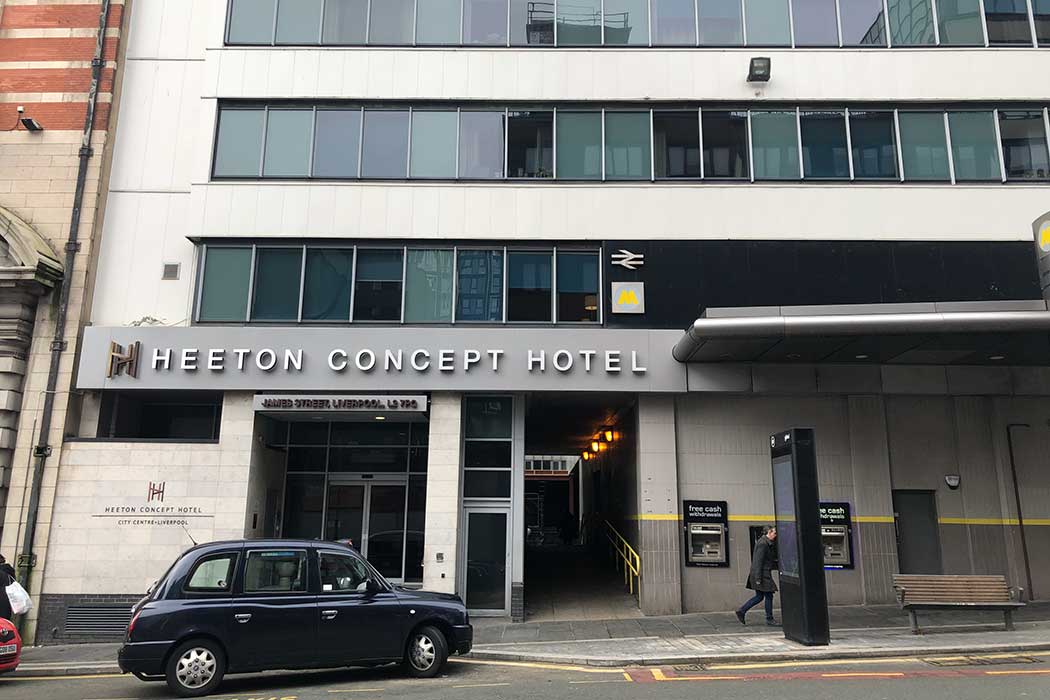 The Heeton Concept Hotel is conveniently located right next to James Street station in the centre of Liverpool. (Photo © 2024 Rover Media)