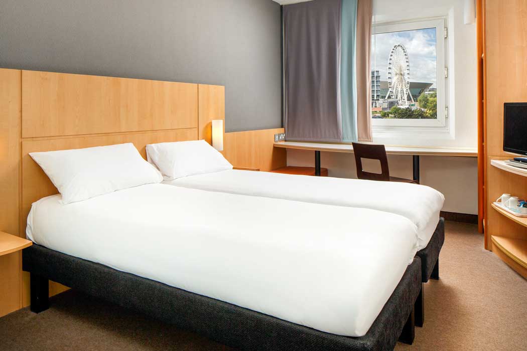 A twin room at the ibis Liverpool Centre Albert Dock hotel. (Photo: ALL – Accor Live Limitless)
