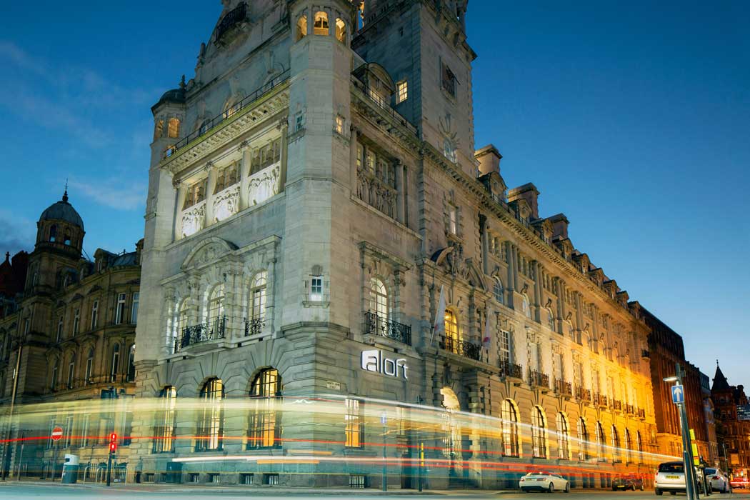 The Aloft Liverpool hotel in Liverpool’s historic Royal Insurance Building is a more design-focused hotel than most other US hotel chains but it still feels more mainstream than the edgy image that they were aiming for. (Photo: Marriott)