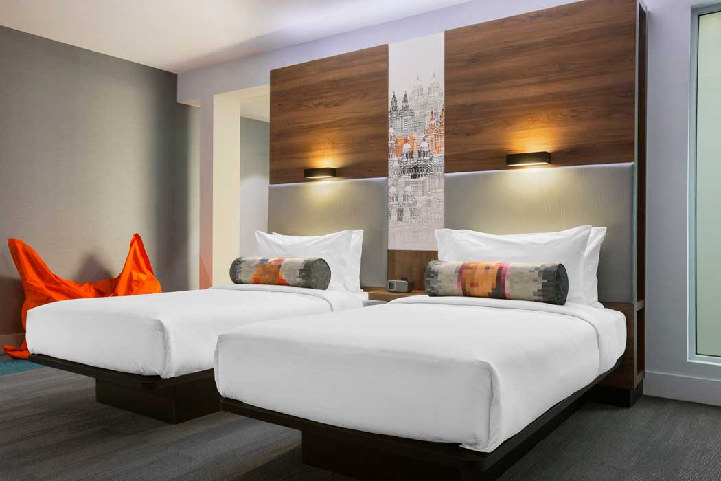 A twin room. (Photo: Marriott)