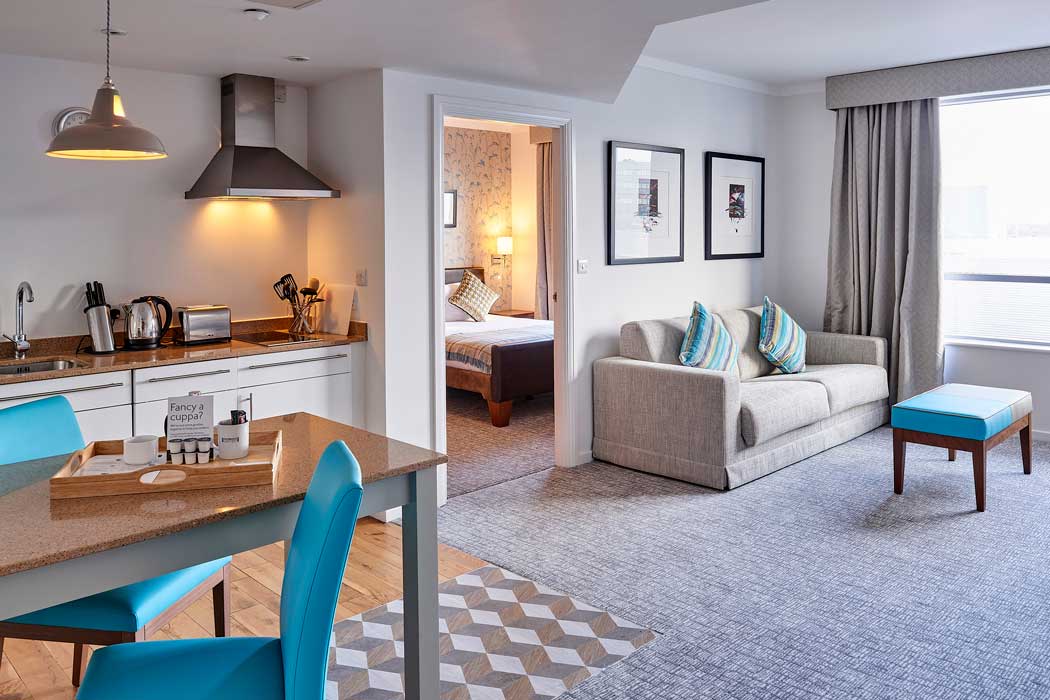 One of the hotel’s spacious one-bedroom apartments. (Photo: IHG)