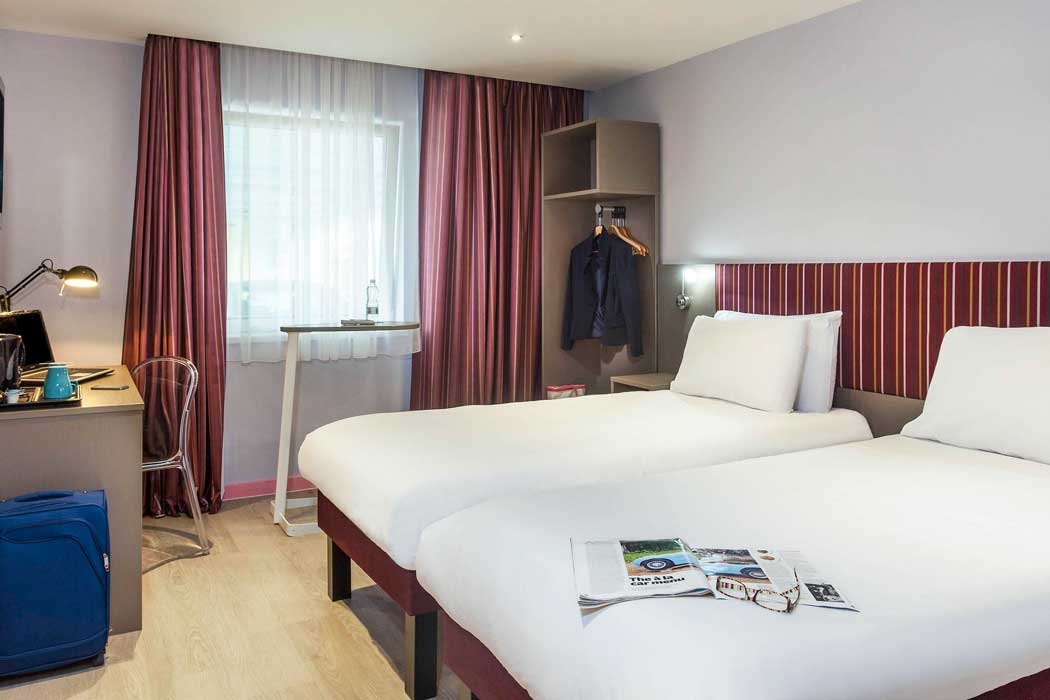 A twin room at the ibis Styles London Walthamstow hotel. (Photo: ALL – Accor Live Limitless)