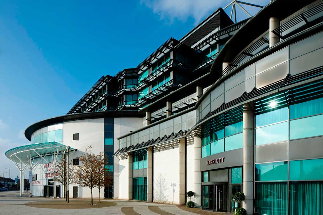 The London Marriott Hotel Twickenham is located inside Twickenham Stadium, which makes it the ideal spot for rugby fans visiting London. (Photo: Marriott) 