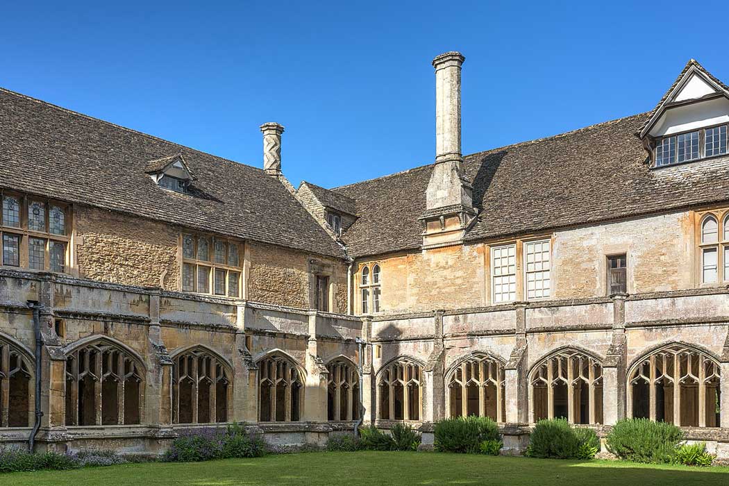 The Fox Talbot Museum is located inside Lacock Abbey. It contains an excellent set of exhibits detailing the history of photography. (Photo by David Iliff. Licence: [CC BY-SA 3.0])