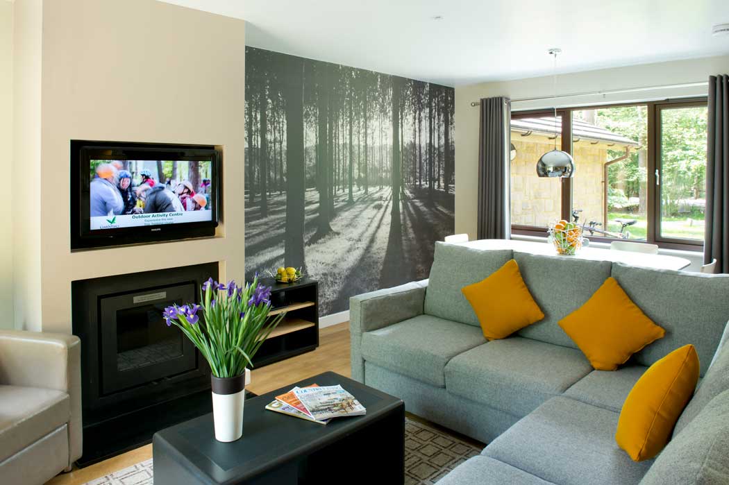 The Woodland Lodge is the entry-level accommodation option at Centre Parcs. This is a self-contained unit compete with a living area and a fully-equipped kitchen. (Photo: Centre Parcs)