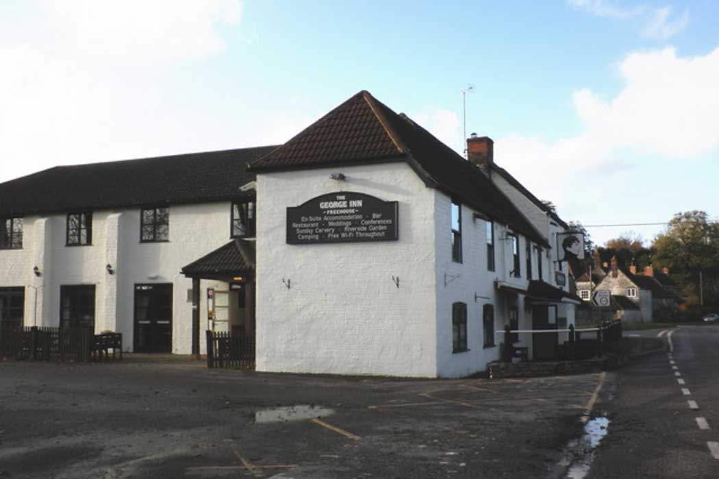 The George Inn is a pub with accommodation in Longbridge Deverill, which is a small village around a 12-minute drive from Longleat. (Photo: Roger Cornfoot [CC BY-SA 2.0])