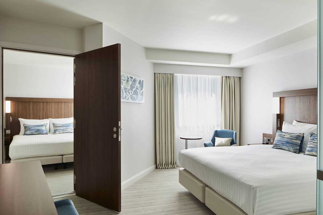 Some of the rooms have connecting doors, which is handy for families travelling together. (Photo: Marriott)