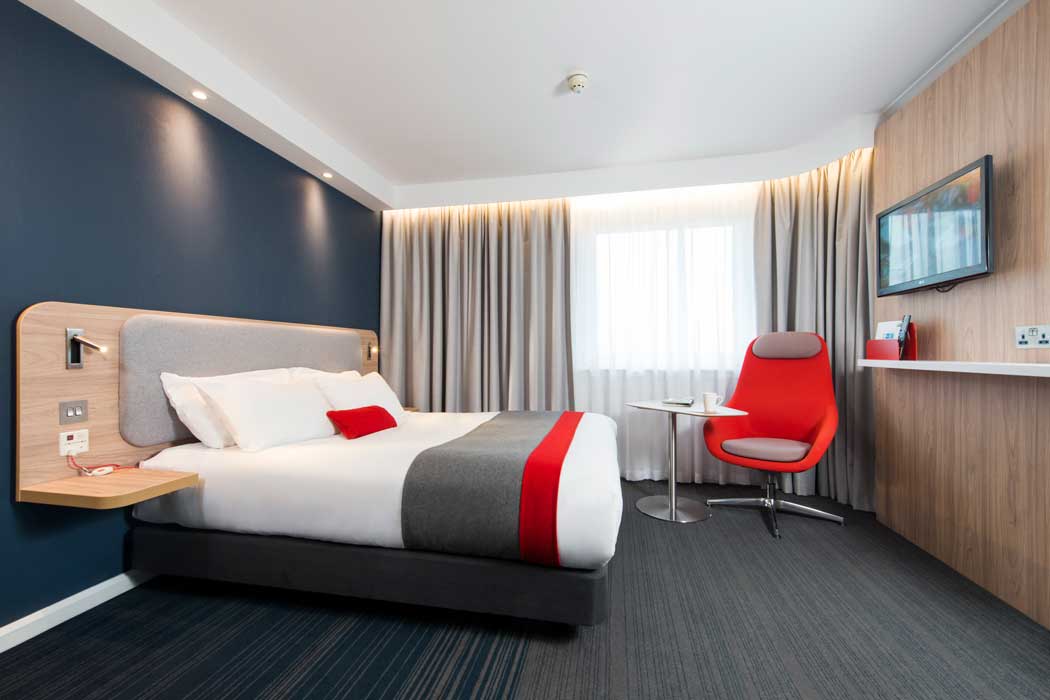 A standard double room at the Holiday Inn Express London Greenwich hotel. (Photo: IHG)