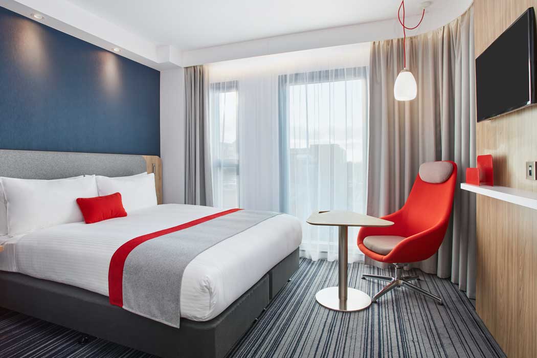A standard double room at the Holiday Inn Express London Ealing hotel. (Photo: IHG)