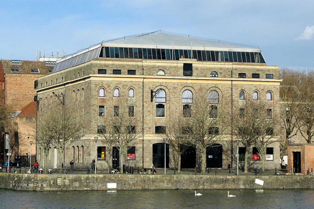 The Arnolfini art gallery has a great location on Bristol's historic waterfront. It is host to a programme of temporary exhibitions with an emphasis on avant-garde contemporary art.