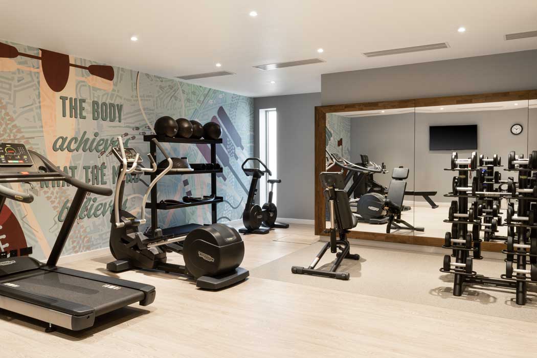 The hotel's fitness centre. Photo © 2021 Hilton)