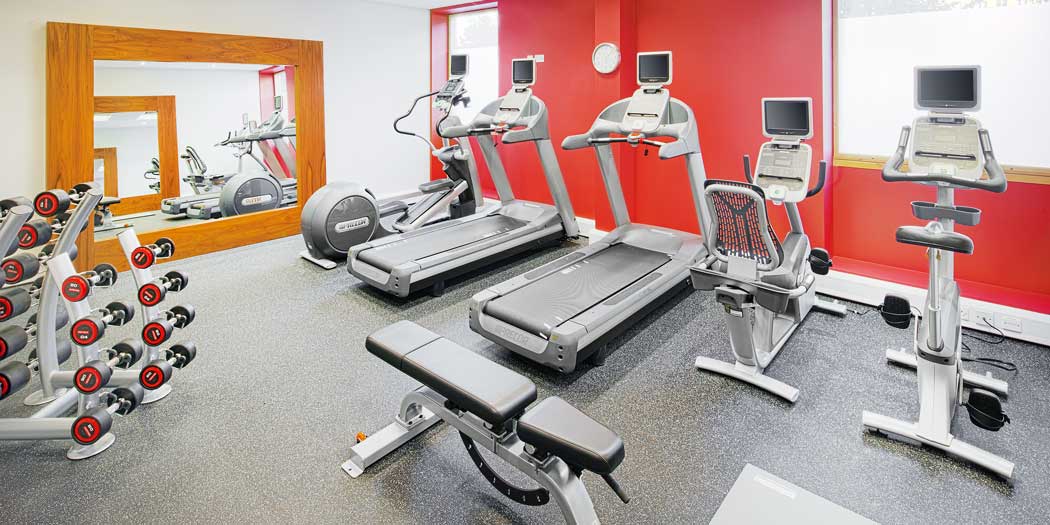 Guests staying at the Hilton Garden Inn Bristol City Centre have free access to the hotel’s fitness centre. (Photo © 2020 Hilton)