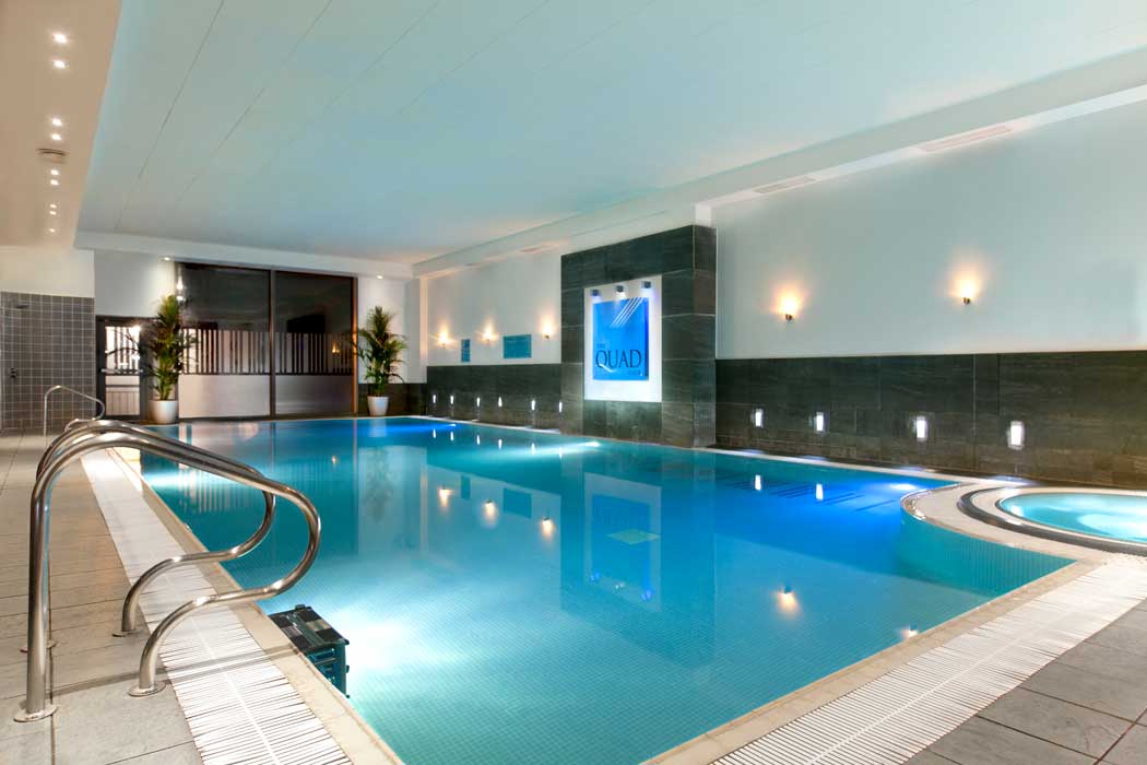 The hotel’s Quad health club includes a heated indoor swimming pool. (Photo: IHG)