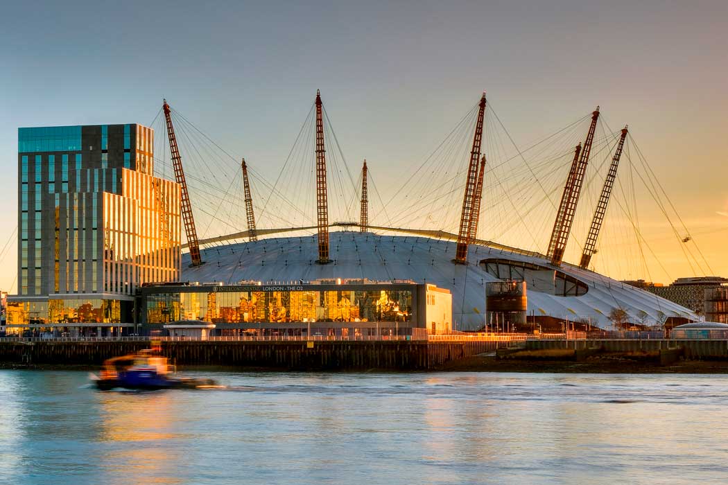 InterContinental London - The O2 is the closest hotel to the O2 Arena and it has excellent transport connections into Central London. (Photo: IHG)