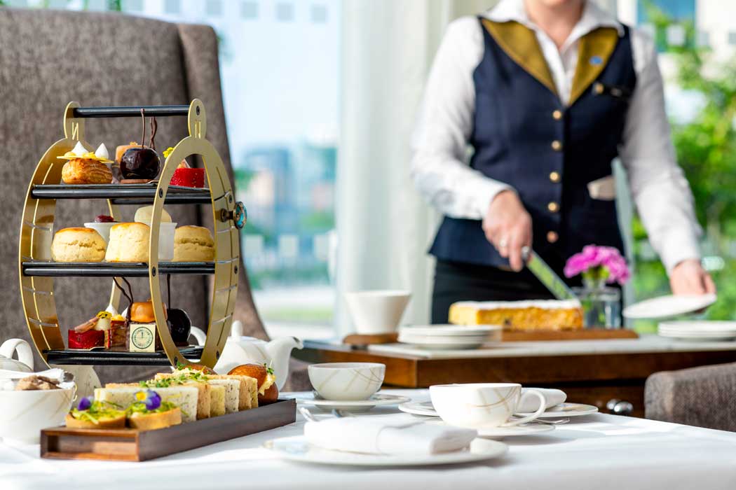 Afternoon tea at the Meridian Lounge on the hotel’s ground floor. (Photo: IHG) 