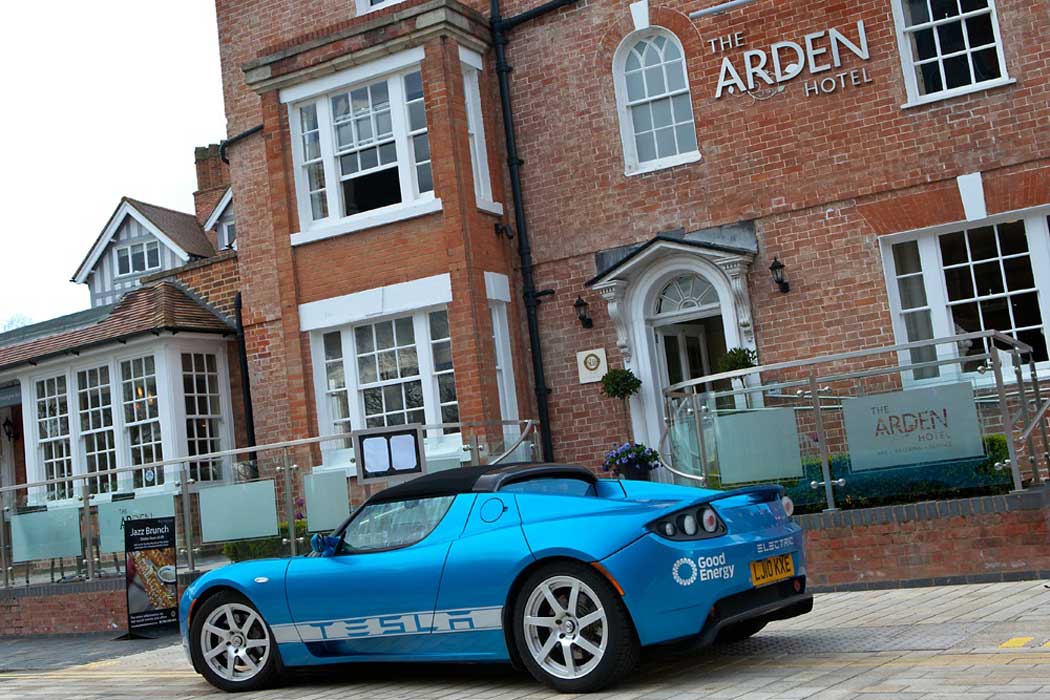 The hotel has a free car park with electric car charging points. (Photo: The Arden Hotel)