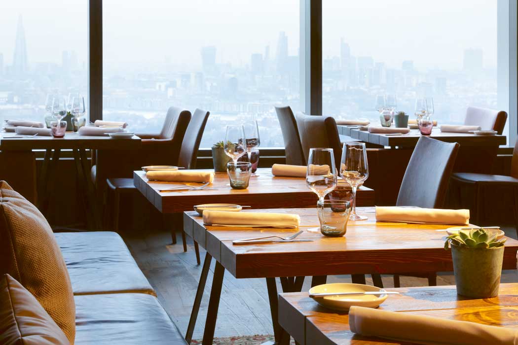 The hotel’s 37th-floor BOKAN 37 restaurant offers panoramic views of the Docklands and The City of London. (Photo: ALL – Accor Live Limitless)