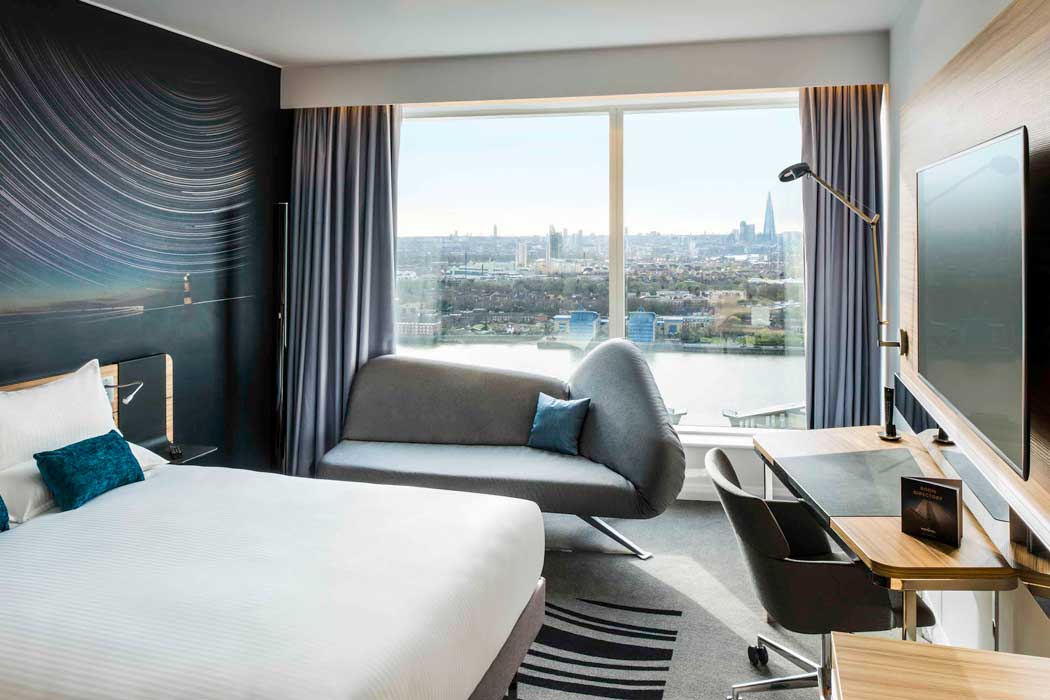 A guest room at the Novotel London Canary Wharf hotel. (Photo: ALL – Accor Live Limitless)