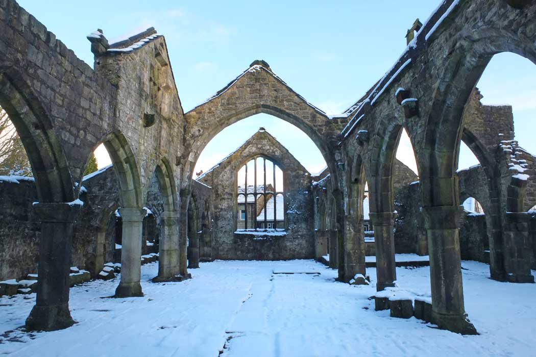 Visitors to Heptonstall can explore the ruins of a medieval church dating from around 1260. 