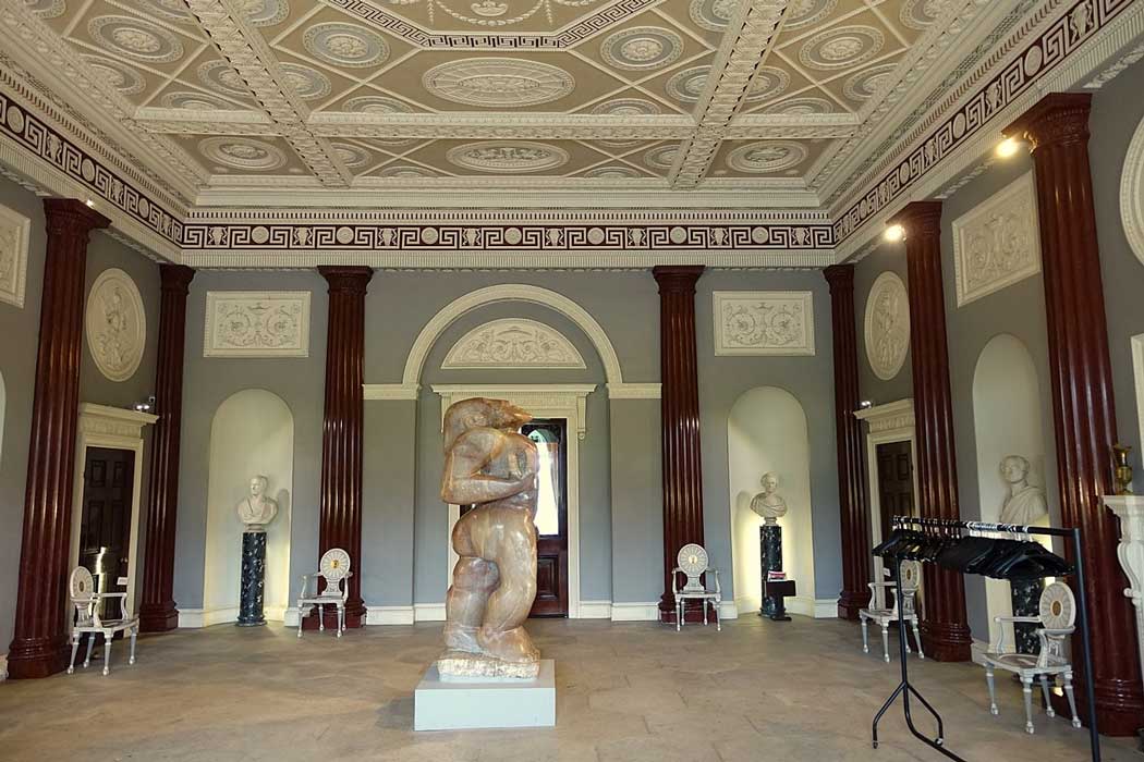 The interior of the Entrance Hall at Harewood House. 