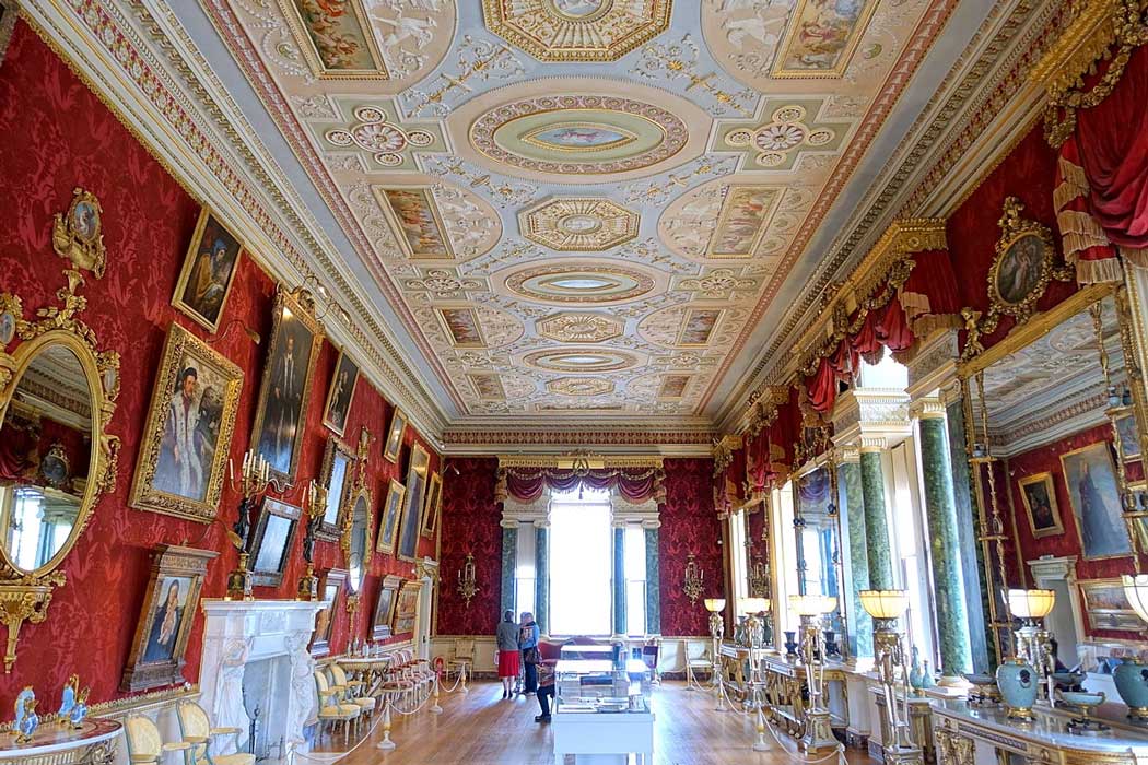 The Gallery is the largest room at Harewood House.