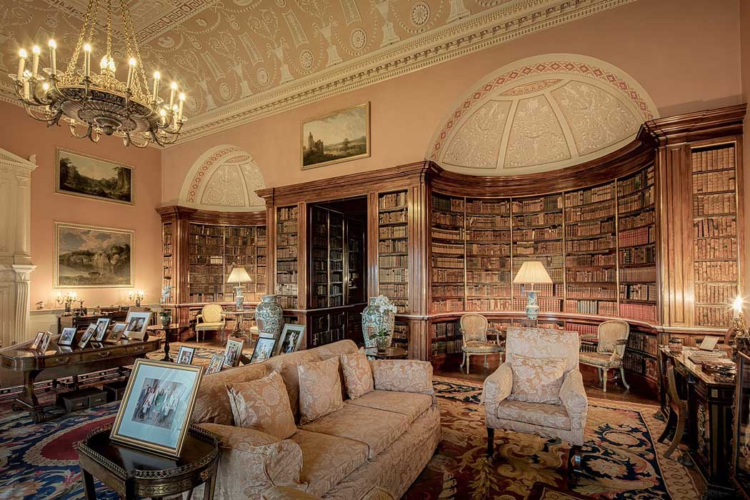 Harewood's Main Library has functioned primarily as the house's main living room. (Photo: Michael D Beckwith)