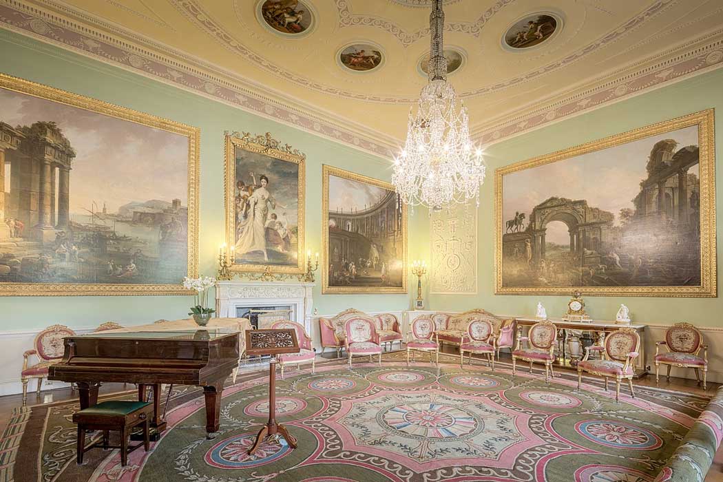 The Music Room is exactly as it would have looked in the 18th century. (Photo: Michael D Beckwith)