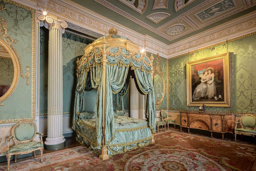 The Thomas Chippendale bed in Harewood's State Bedroom. (Photo: Michael D Beckwith)