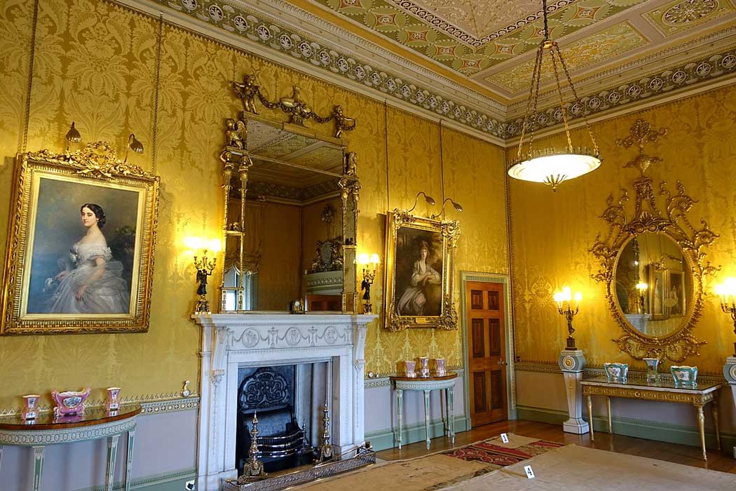 Inside the Yellow Drawing Room.