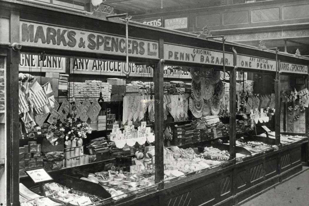 The Marks in Time exhibition charts the history of Marks & Spencer, which was founded in Leeds in 1884.