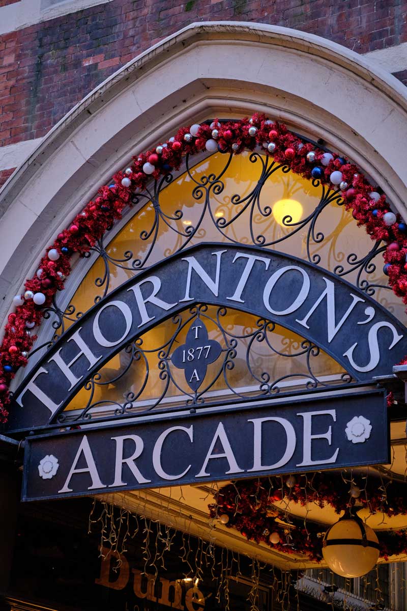 Thornton's Arcade in Leeds