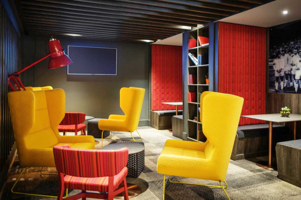 The colourful seating area in the hotel's lobby. (Photo: ALL – Accor Live Limitless)