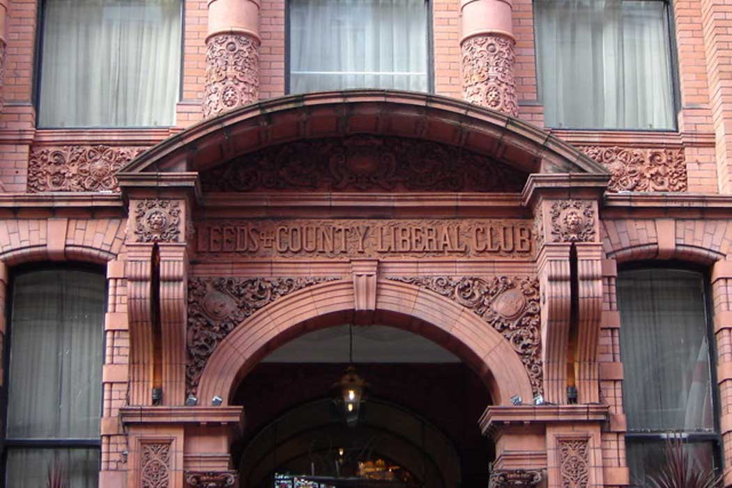 Quebecs Hotel is housed in a Grade II-listed building that was formerly home to the Leeds and County Liberal Club. The building is noted for its distinctive terracotta brickwork, its grand staircase and stained-glass windows and the hotel can be a charming place to stay. (Photo: Ruth Sharville [CC BY-SA 2.0])