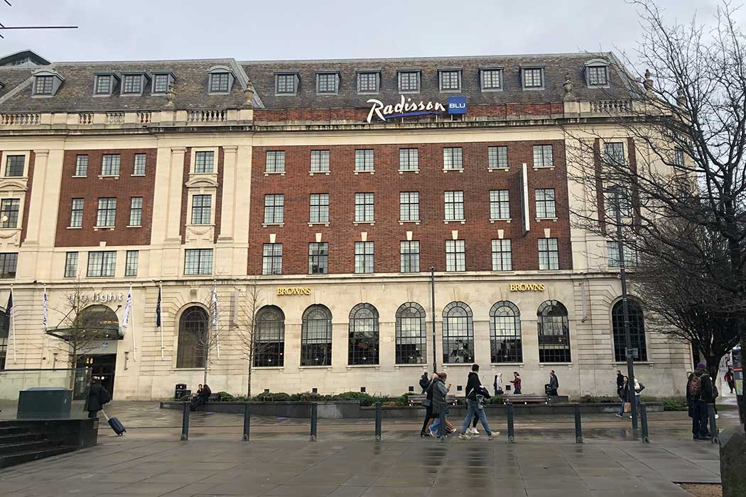 The Radisson Blu hotel is an excellent place to stay at the northern end of the city centre. (Photo © 2024 Rover Media)