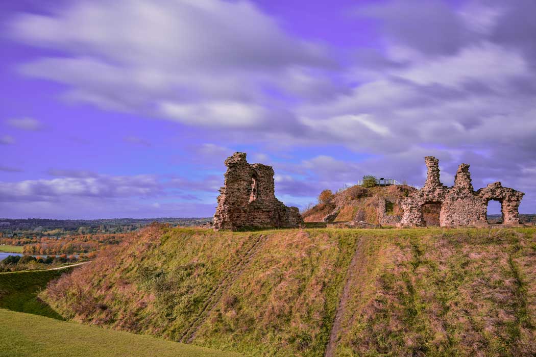 Sandal Castle offers lovely views of the Calder Valley and is only a half-hour walk from Wakefield's city centre.