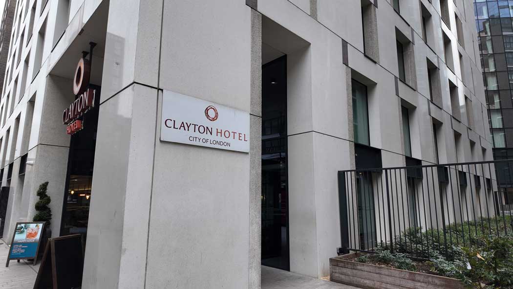 The Clayton Hotel City of London offers a high standard of accommodation with easy access to the City of London. (Photo © 2024 Rover Media Pty Ltd)