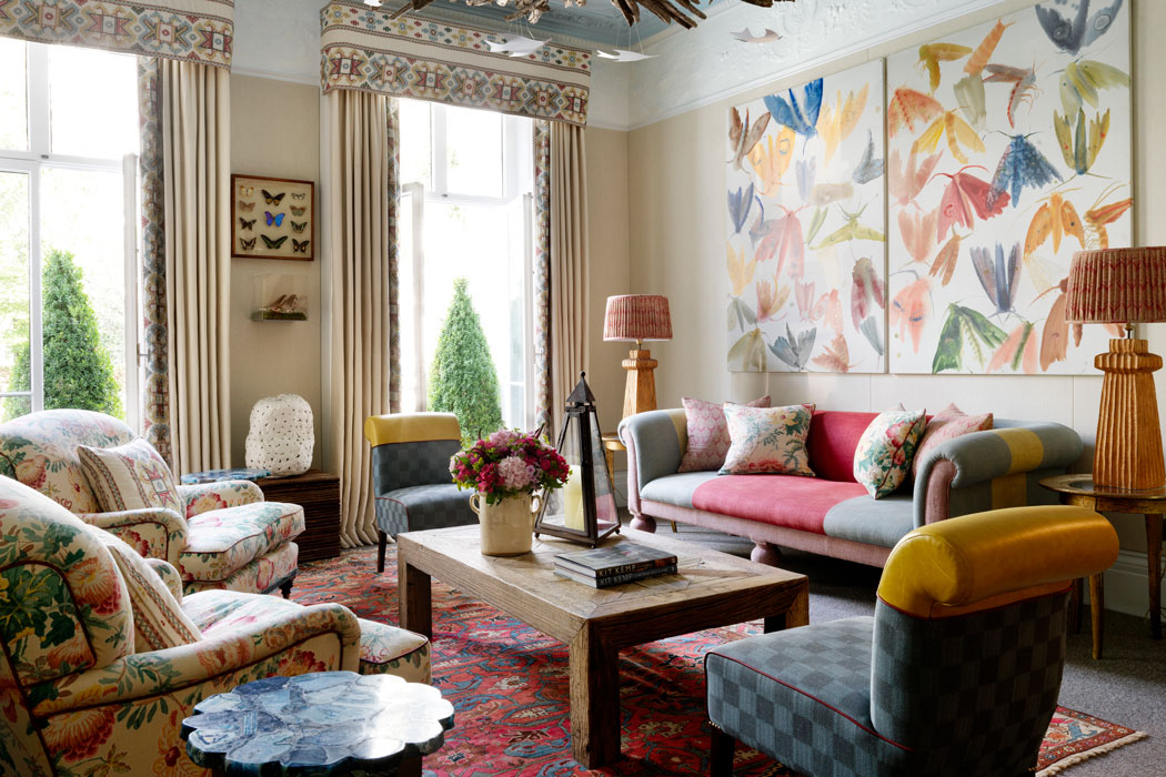 The hotel's common areas include two lovely drawing rooms. (Photo: Design Hotels™)