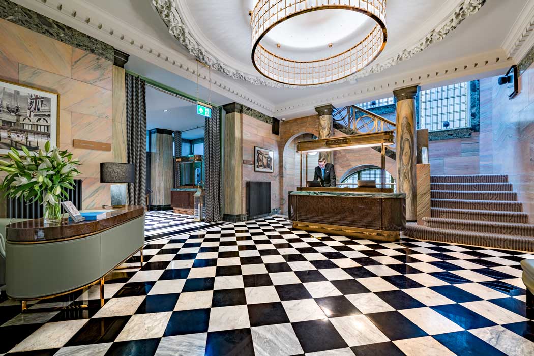 The hotel reception area. (Photo: Bevan Cockerill/Stock Exchange Hotel)