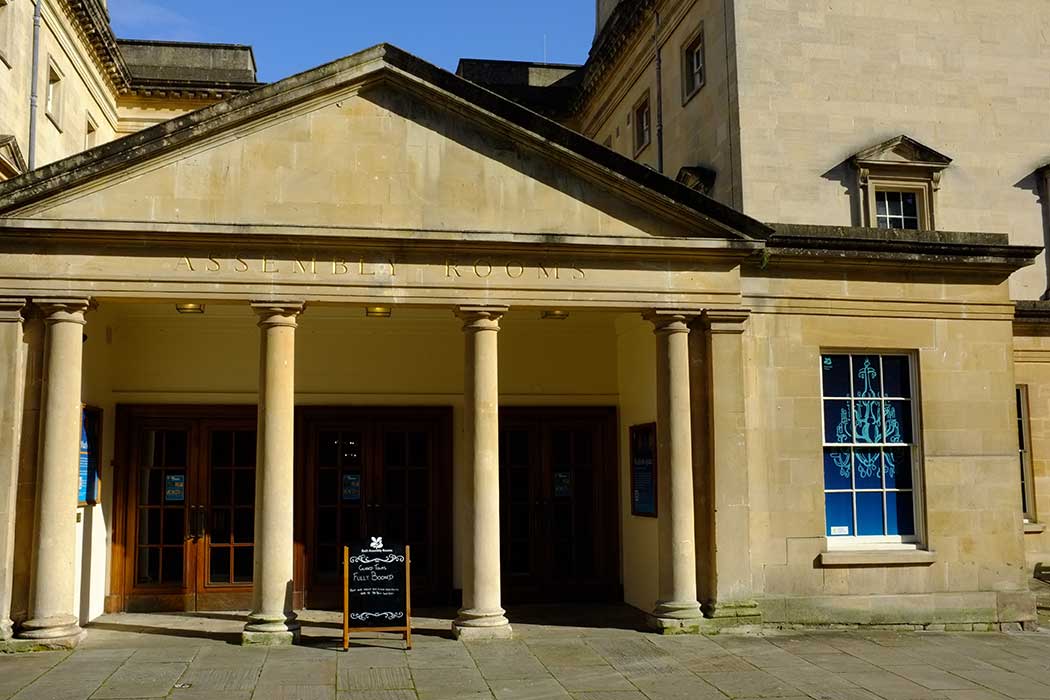 The Fashion Museum is located in the basement of the Grade I listed Bath Assembly Rooms. (Photo © 2024 Rover Media)