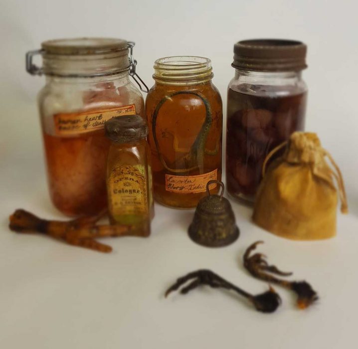 Displays include body parts in jars as you would expect to find in Victor Frankenstein's Georgian-era laboratory. (Photo: Mary Shelley's House of Frankenstein)