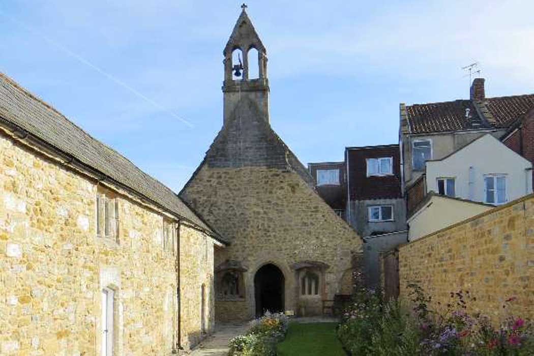 The walled garden at St Margaret’s Chapel and Magdalene Almshouses in Glastonbury, Somerset. (Photo: Bill Nicholls [CC BY-SA 2.0])