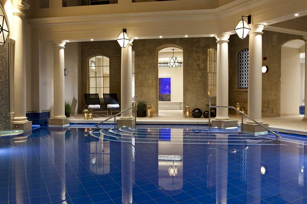 With direct access to Bath’s thermal waters, the hotel boasts the UK’s only natural thermally-heated spa. Hotel guests have free access to the three thermal pools, although access hours are limited unless you are also taking a spa treatment. (Photo: The Gainsborough Bath Spa)