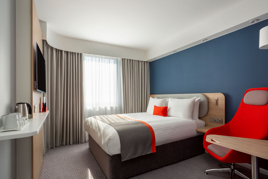 A guest room at the Holiday Inn Express Bridgwater M5 hotel. (Photo: IHG Hotels & Resorts)