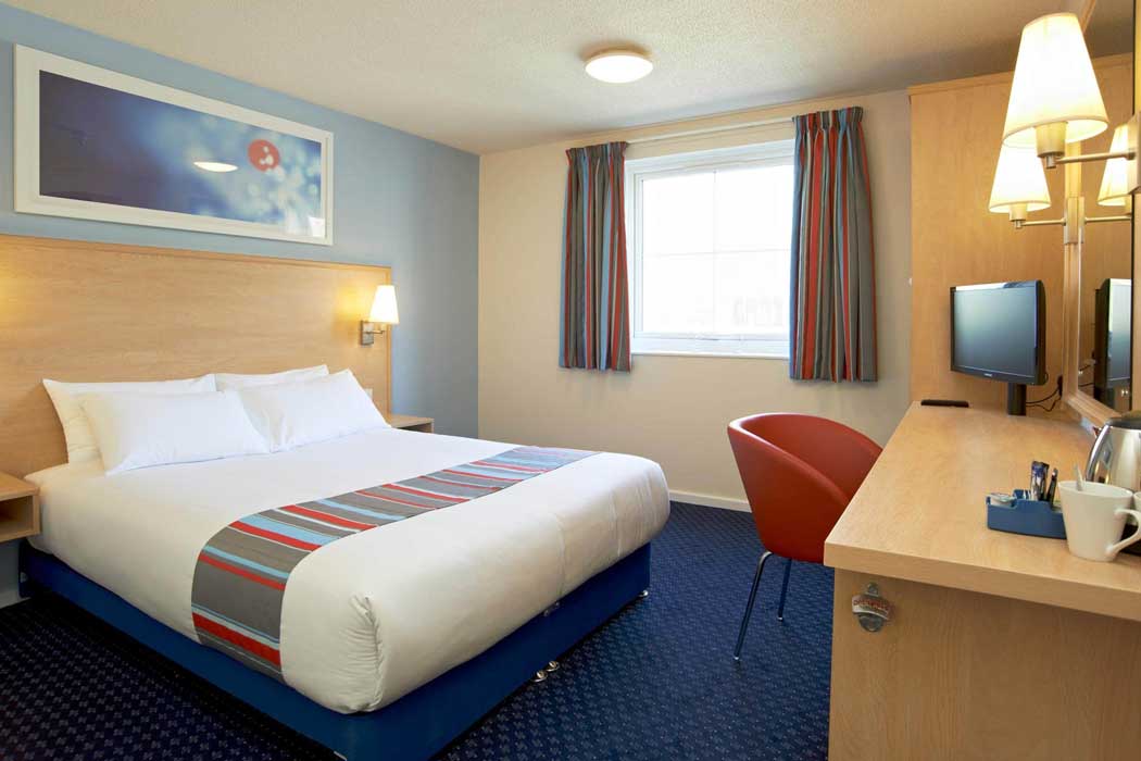 A double room at the Travelodge Bridgwater M5 hotel. (Photo © Travelodge)