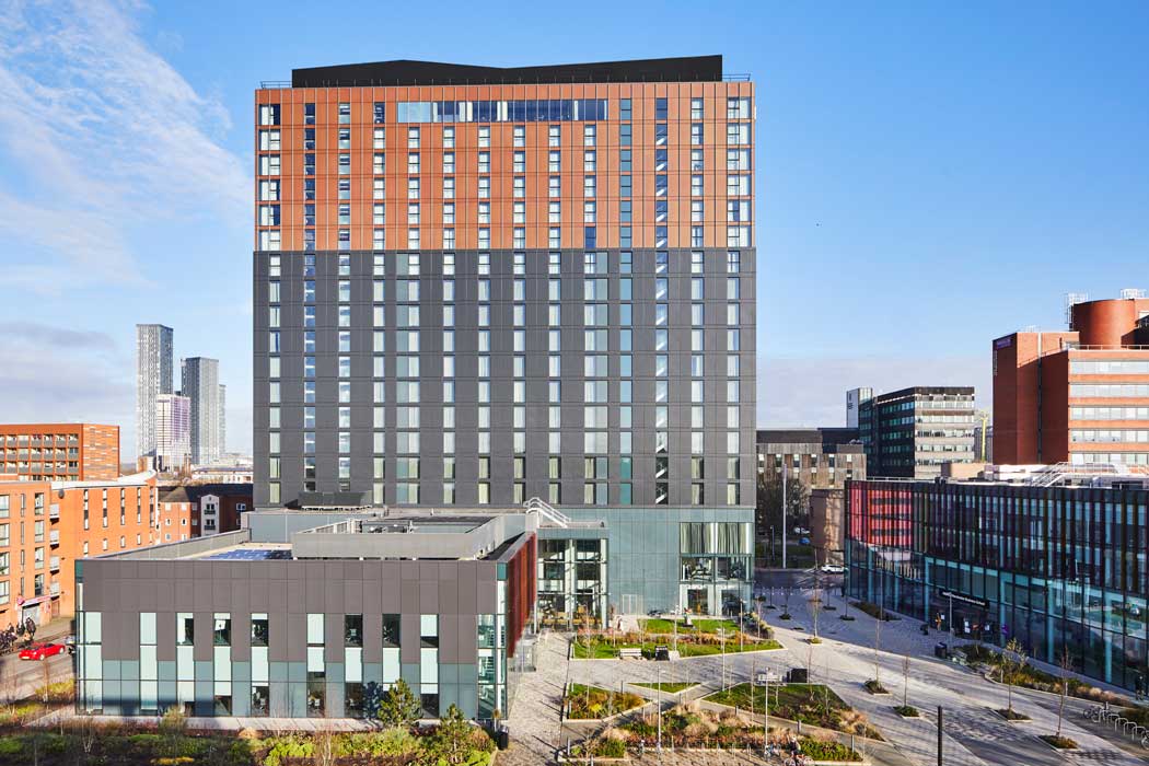 The Hyatt House Manchester is an apartment hotel near the University of Manchester that is an ideal place longer stays and also for families who need a little more space. (Photo: Hyatt)