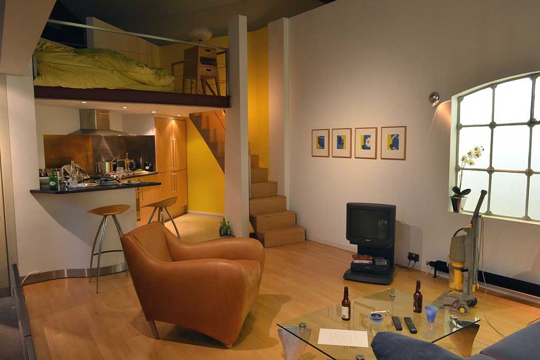 A 1998 loft apartment at the Museum of the Home. (Photo: Cmglee [CC BY-SA 4.0])